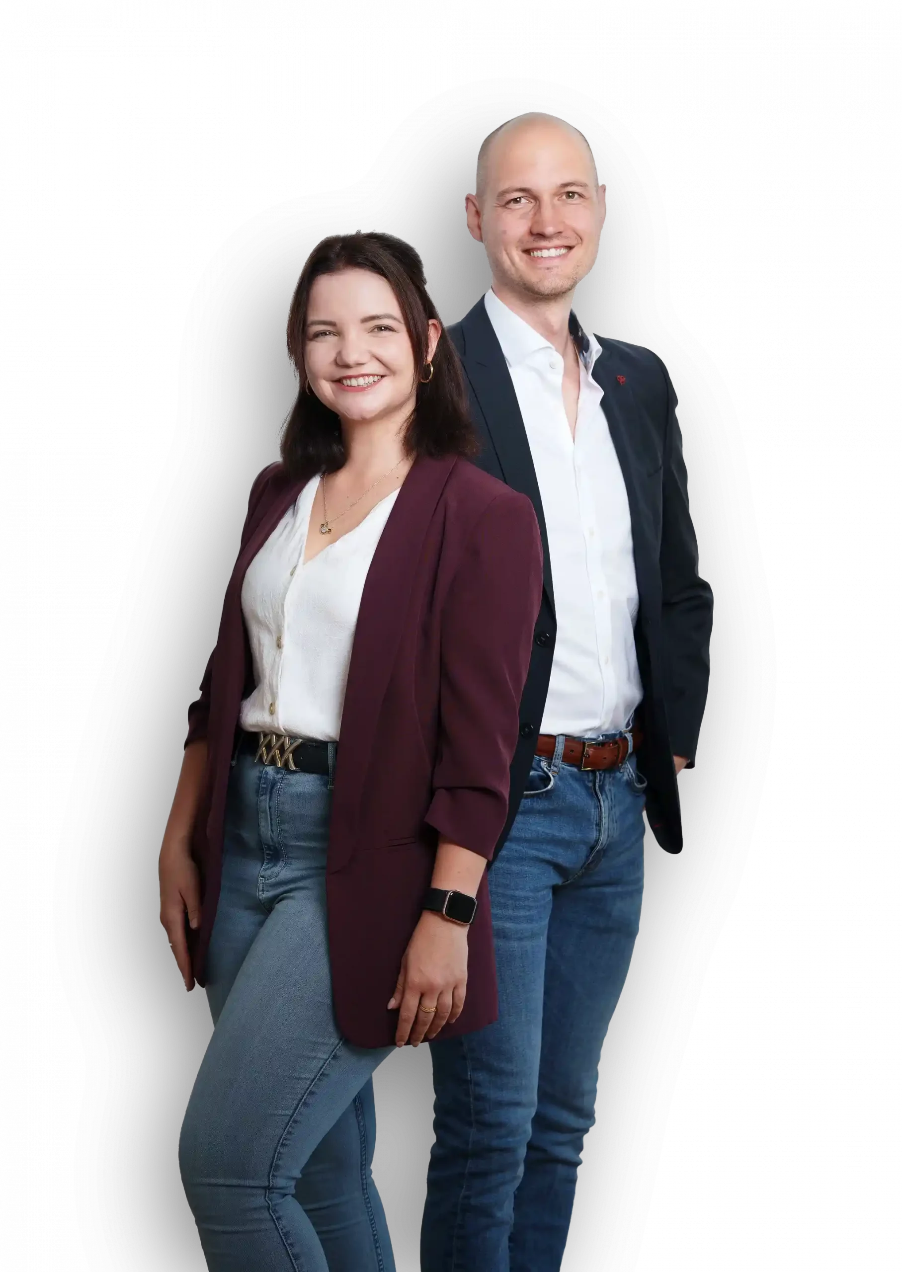 Ein Teambild von Sabine und Chris. Ein Teambild von Sabine und Chris.