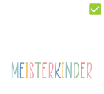 Darstellung des Logos von Meisterkinder auf abgedunkelten Bildern erlaubt Darstellung des Logos von Meisterkinder auf abgedunkelten Bildern erlaubt