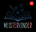 Darstellung des Logos von Meisterkinder auf Schwarz nicht erlaubt Darstellung des Logos von Meisterkinder auf Schwarz nicht erlaubt